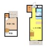 パティオM 1LDKの間取り
