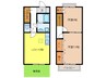 ロマンD 2LDKの間取り