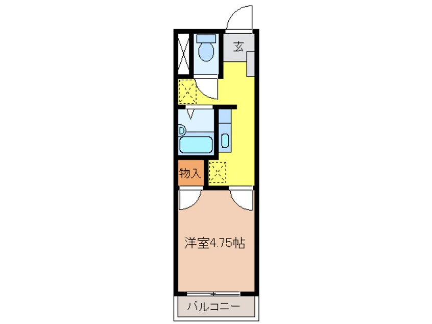 間取図 リヴィエール桐谷