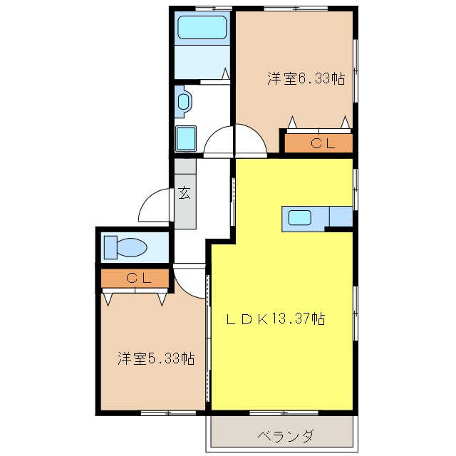 間取り図 ノースタウンA