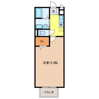 間取図 モナリエ城見Ⅱ