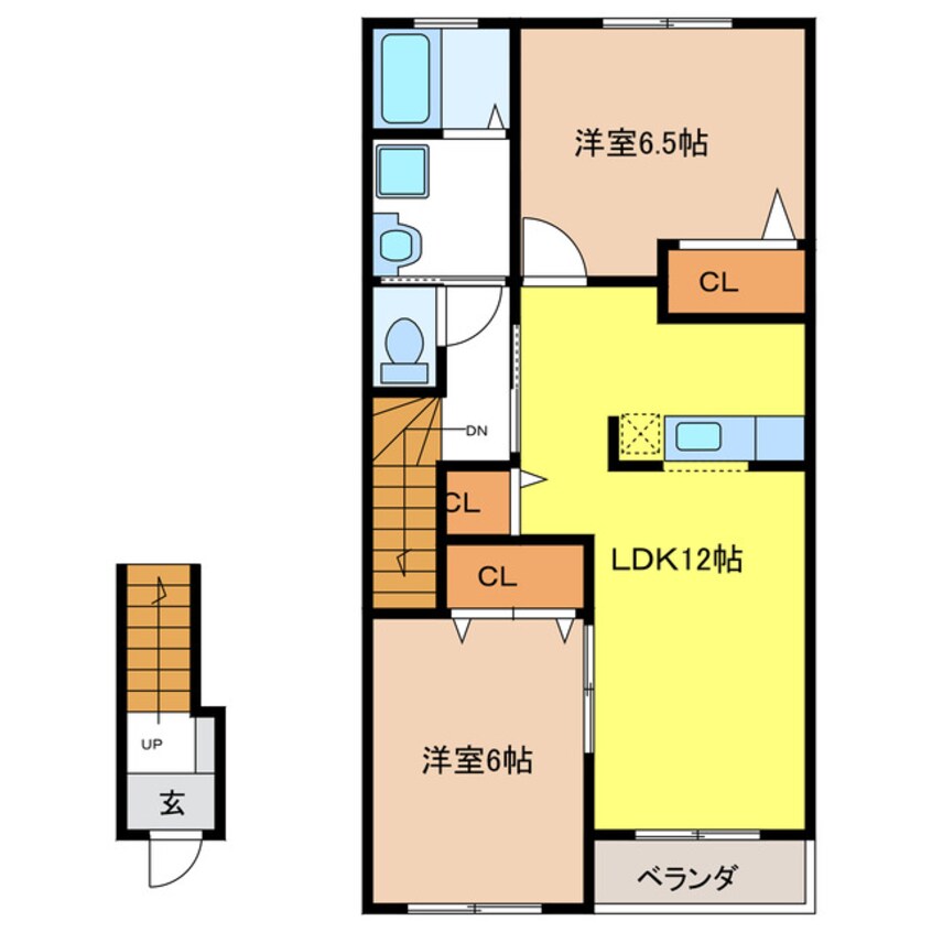 間取図 クラール　ハイム