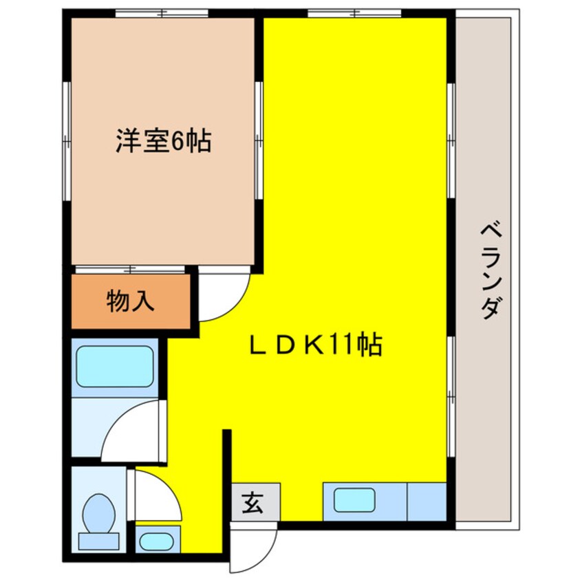 間取図 ホワイトピア