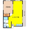 ホワイトピア 1LDKの間取り