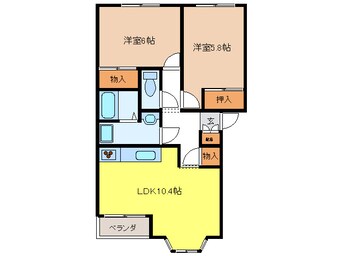 間取図 メルヴェールFUJIMORI