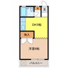 コーポ前野 1DKの間取り