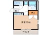 オーツゥ 1Rの間取り