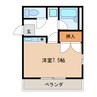 オーツゥ 1Rの間取り