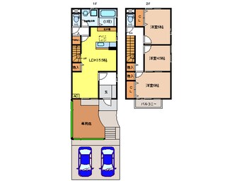 間取図 田中様邸貸家(東棟)