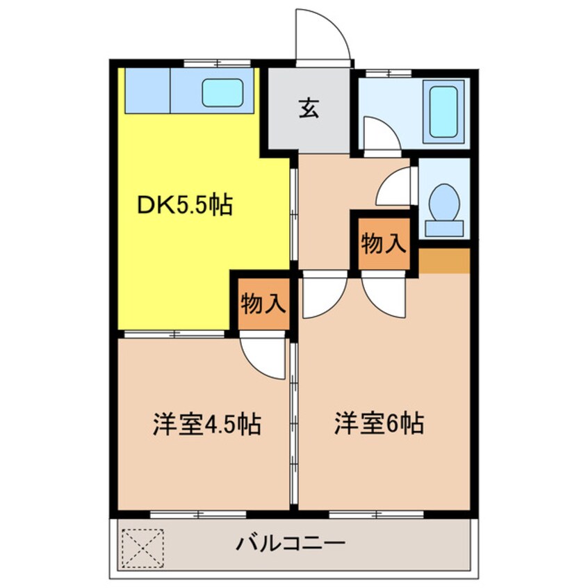 間取図 ピアリー琴が丘