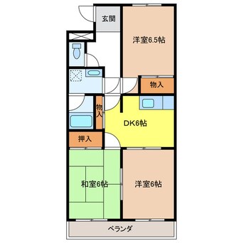 間取図 パークハイツⅡ