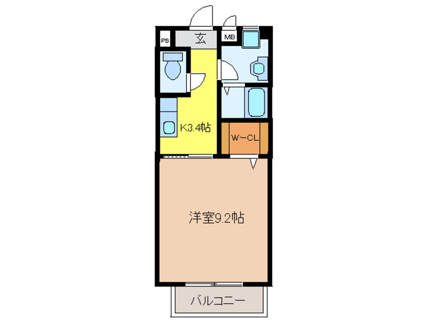 間取図 ライフクレア東山