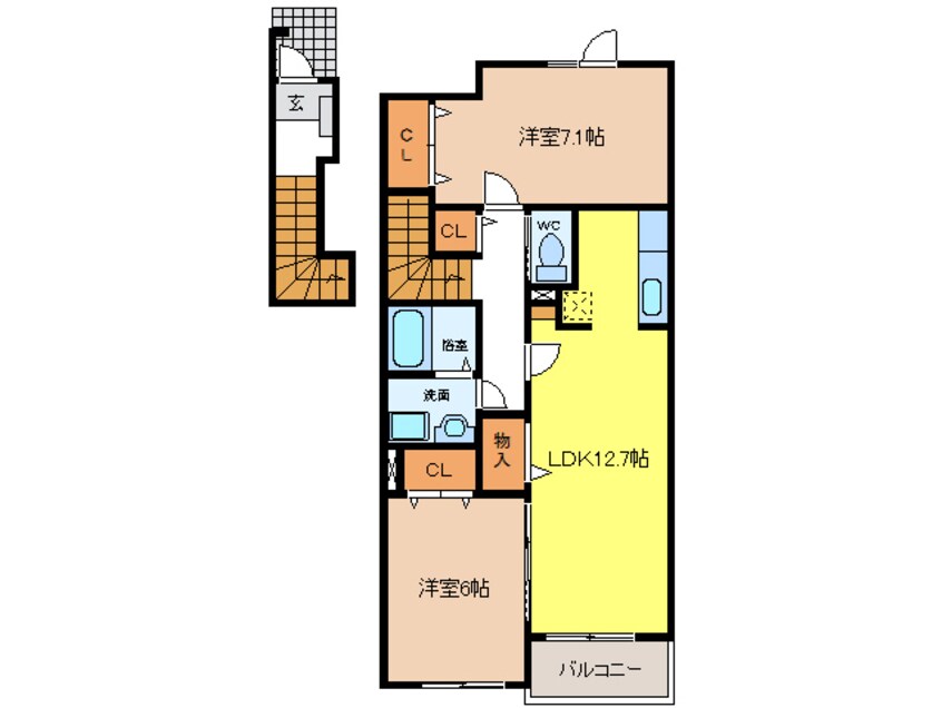 間取図 シュティル　デーア