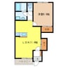 Green townⅡ 1LDKの間取り