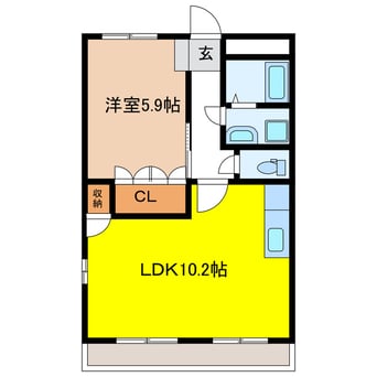 間取図 パインフロゥリッシュ