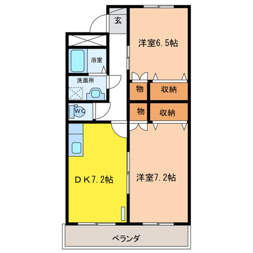 間取図 ルミナスコート