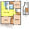 オーロラタウン 3LDKの間取り