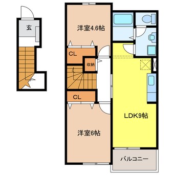 間取図 カーサカリエンテ