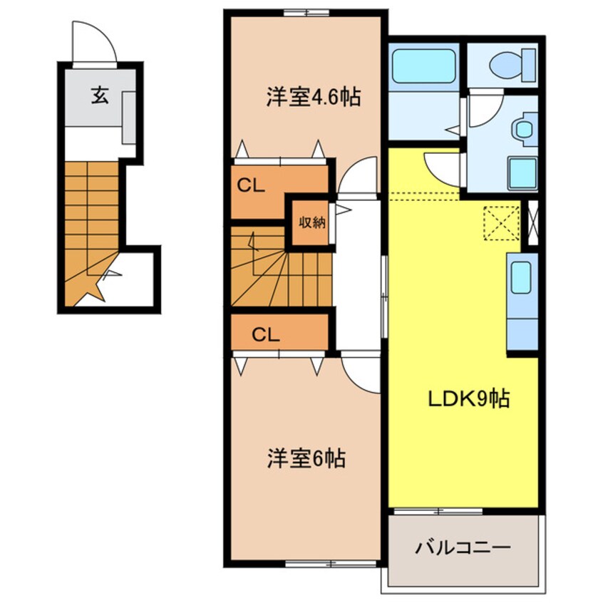 間取図 カーサカリエンテ