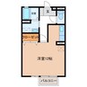 クレール花園 1Rの間取り