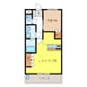 Wisteria Village 1LDKの間取り