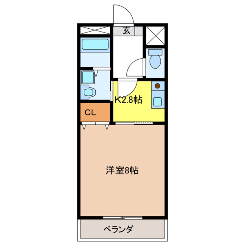 間取図 エクセレントハイツ