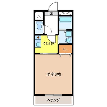 間取図 エクセレントハイツ