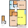 メリオル 2LDKの間取り