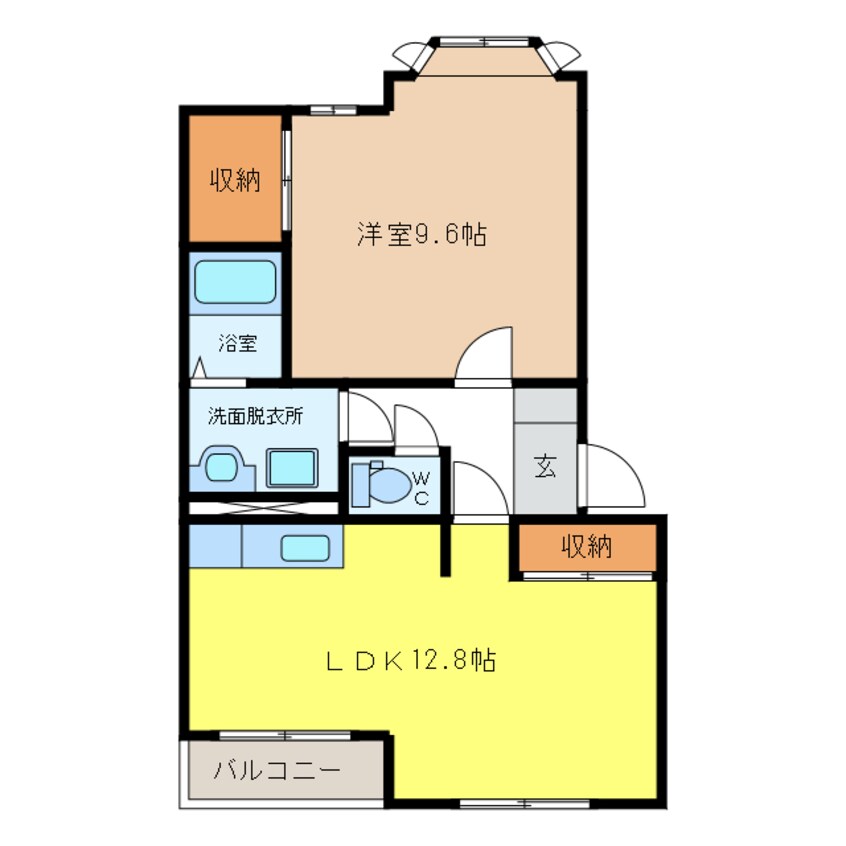 間取図 ピースフルハイム