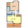 ピースフルハイム 1LDKの間取り