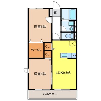 間取図 サニーコートYAMADA