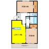 アステール 2LDKの間取り