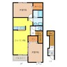 パークプレイスDeux 2LDKの間取り