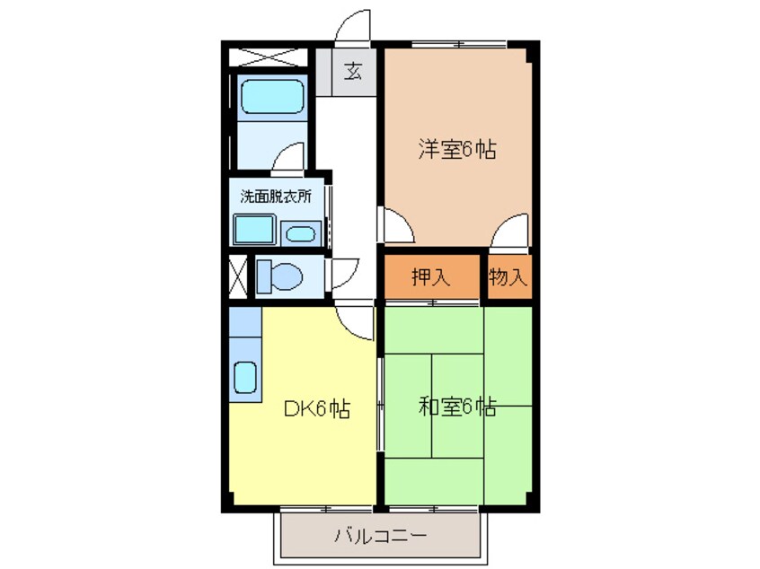 間取図 SurplusⅡプラウダ