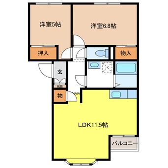 間取図 アシューレ