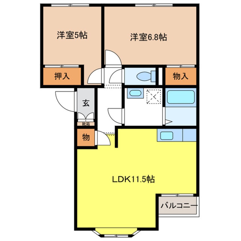 間取図 アシューレ