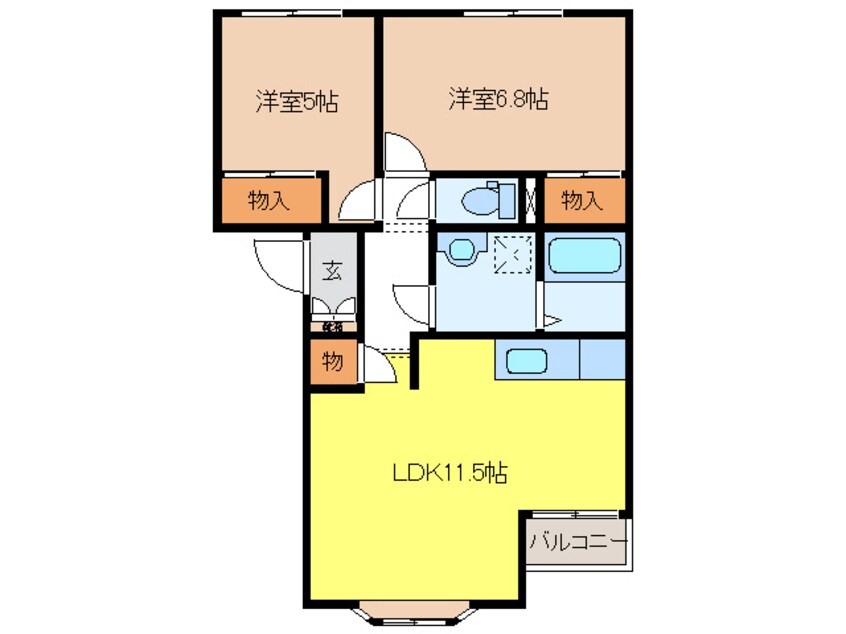 間取図 アシューレ