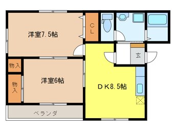 間取図 コンフォール21