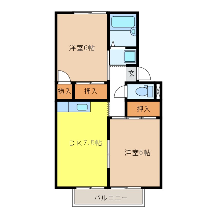 間取図 プレジール林