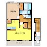 エレガンシア 1LDKの間取り
