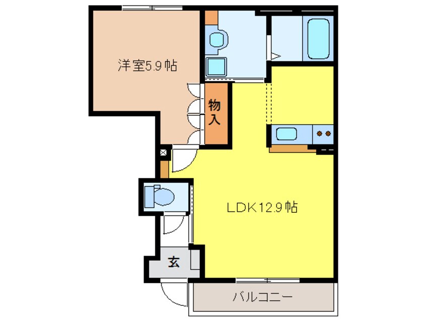 間取図 ラビエール