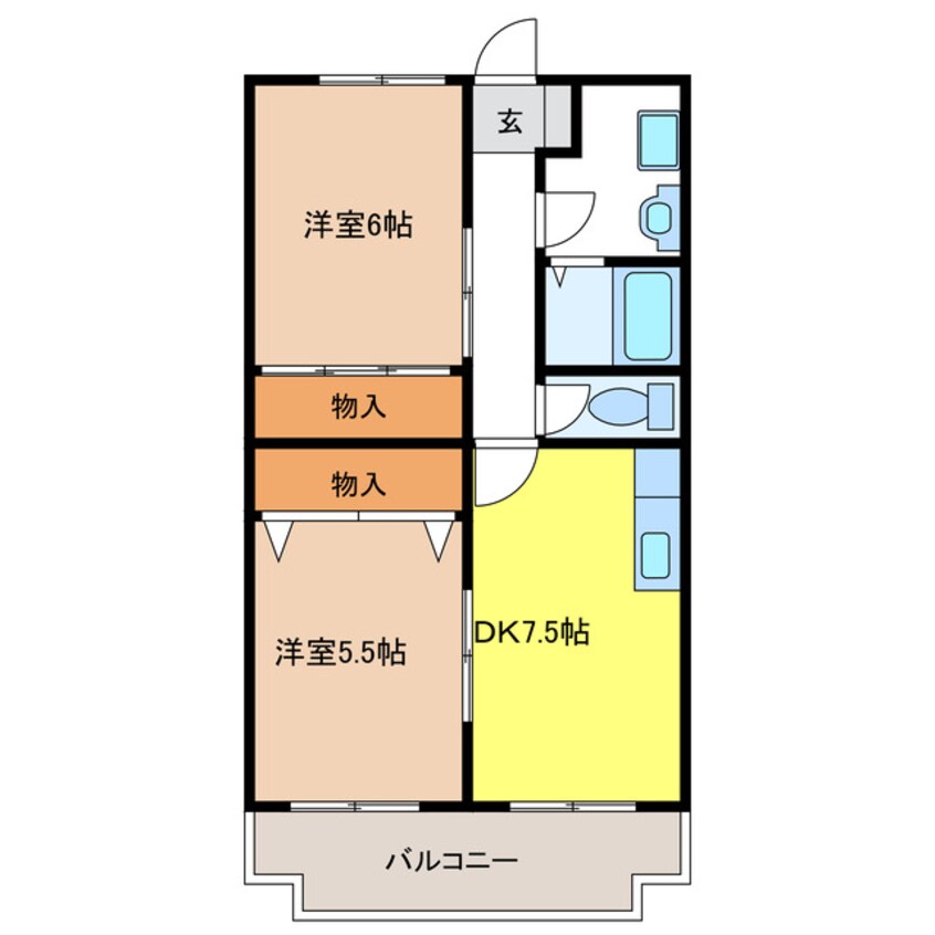 間取図 クリスタルパレス