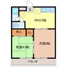 Hiコーポ本郷 2DKの間取り