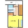 第2美水 1LDKの間取り