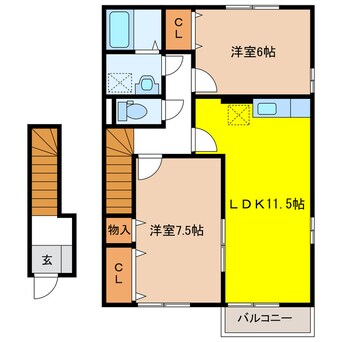 間取図 カトルセゾン