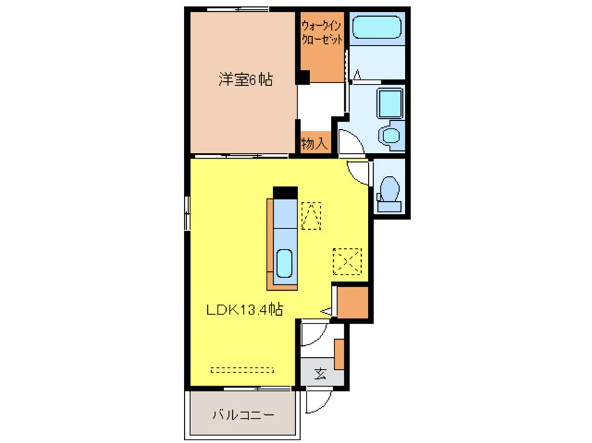 間取図 グラース　カーサB