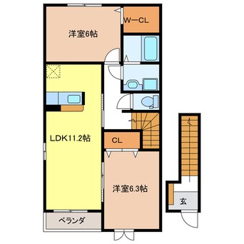 間取図 シャロー・フィールドⅠ