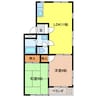 アーデルM 2LDKの間取り
