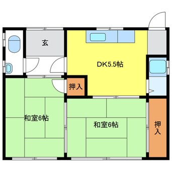 間取図 希望町貸家