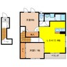 ルクプル 2LDKの間取り